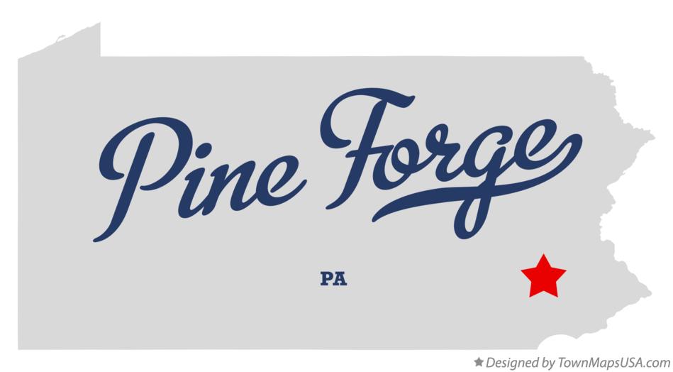 Map of Pine PA, Pennsylvania