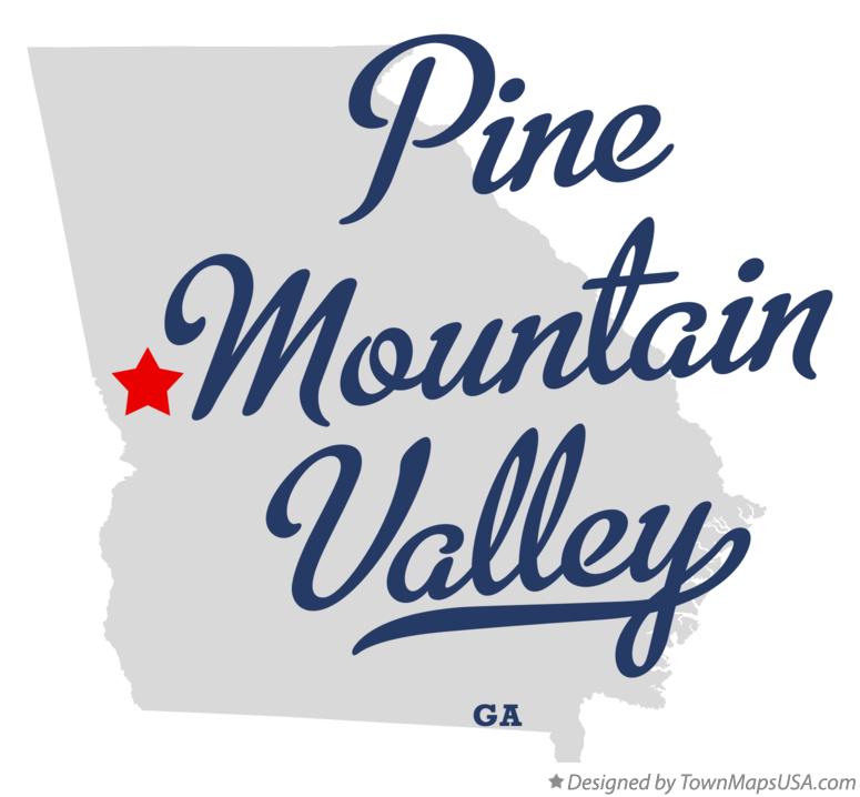 Map of Pine Mountain Valley, GA,