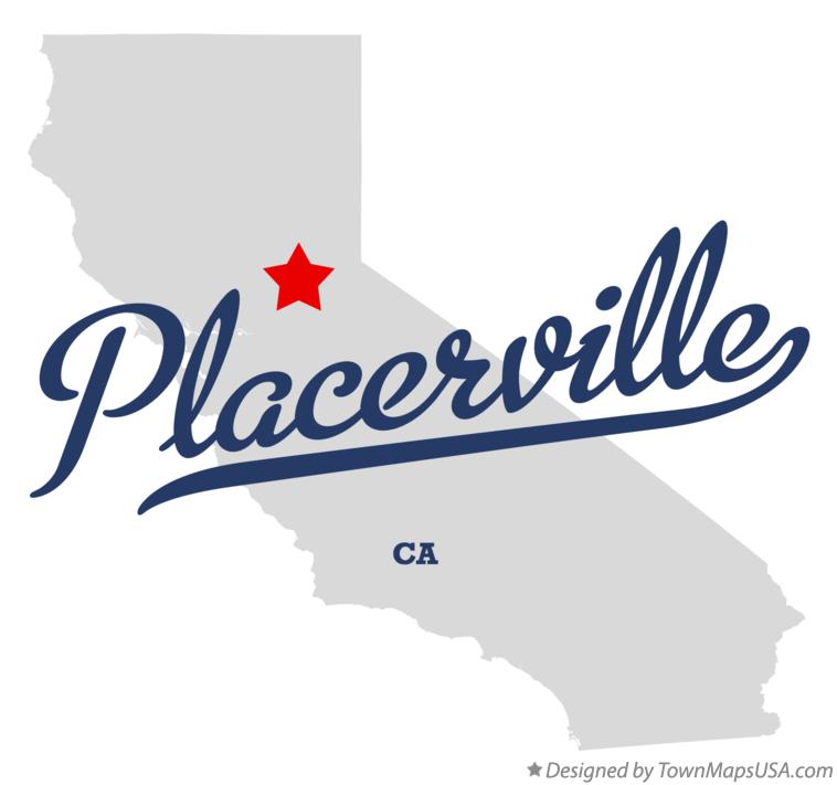 Map of Placerville, CA, California