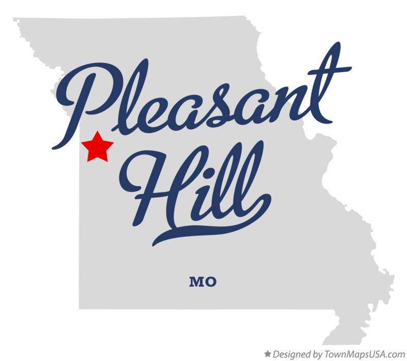 Map of Pleasant Hill, Cass County, MO, Missouri