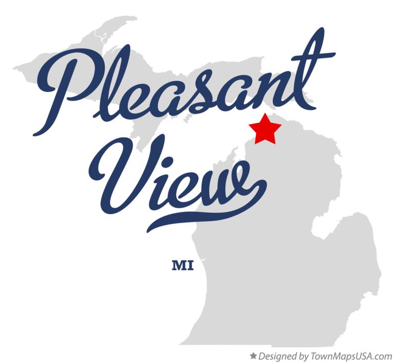 Map of Pleasant View, MI, Michigan