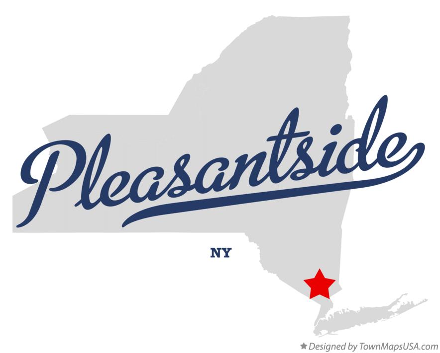Map of Pleasantside, NY, New York