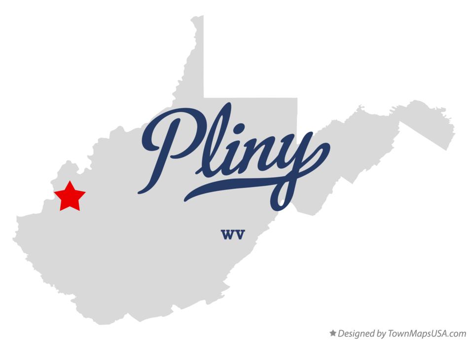 Map of Pliny, WV, West Virginia