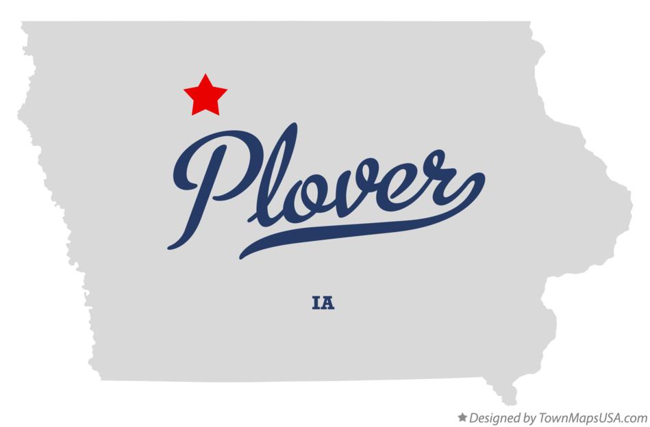 Map of Plover, IA, Iowa