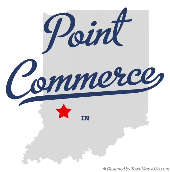 Map of Point Commerce, IN, Indiana