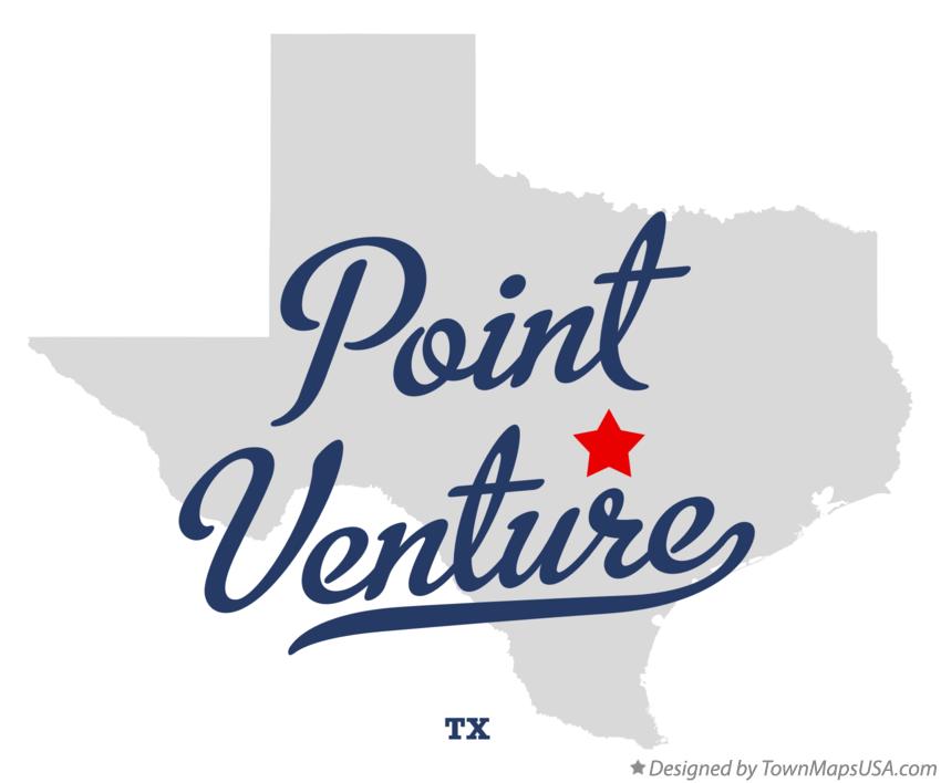 Map of Point Venture, TX, Texas