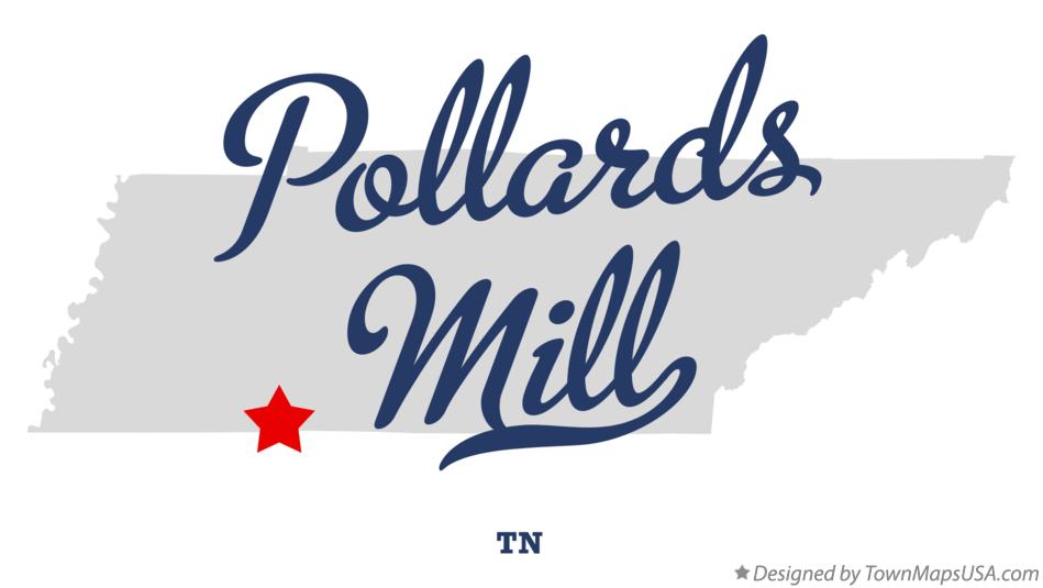 Map of Pollards Mill, TN, Tennessee