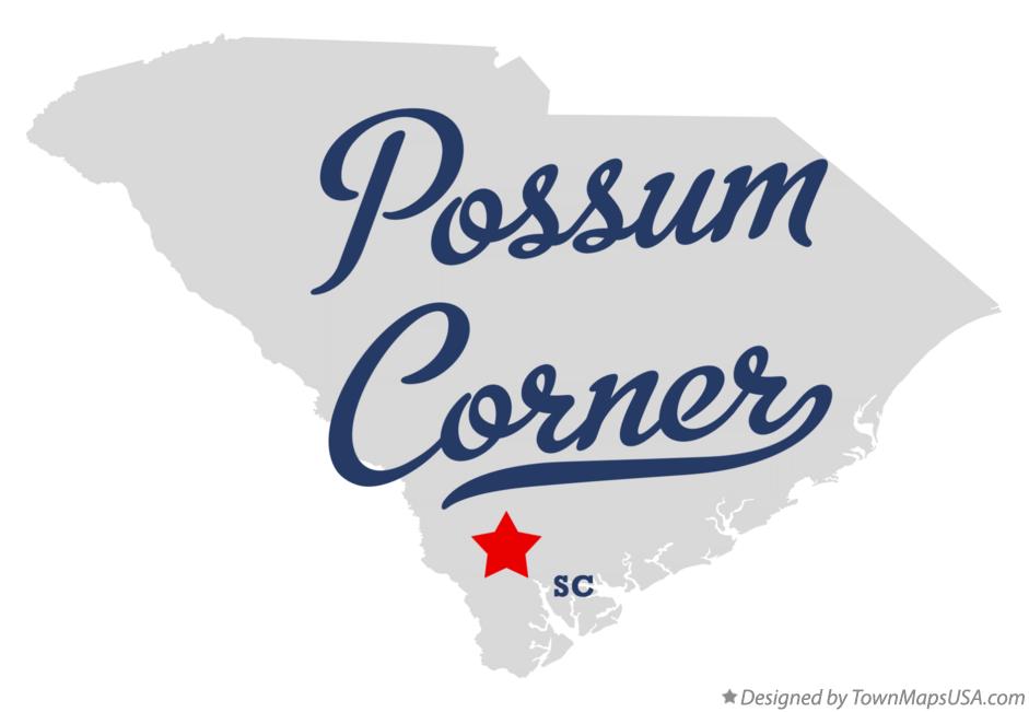 Map of Possum Corner, SC, South Carolina