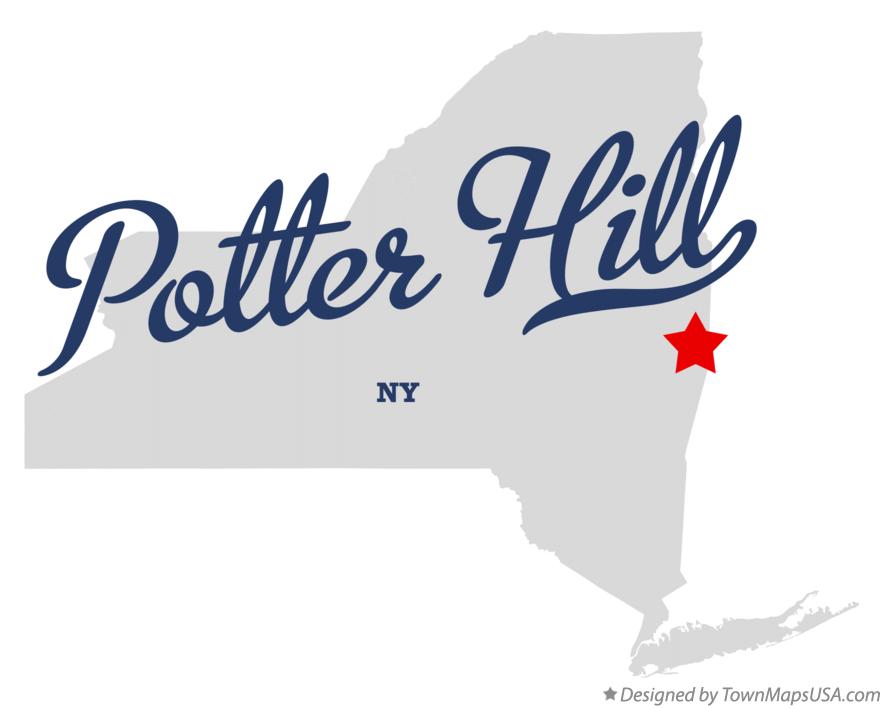 Map of Potter Hill, NY, New York