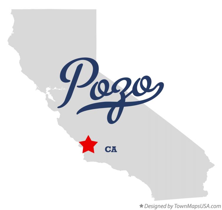 Map of Pozo, CA, California