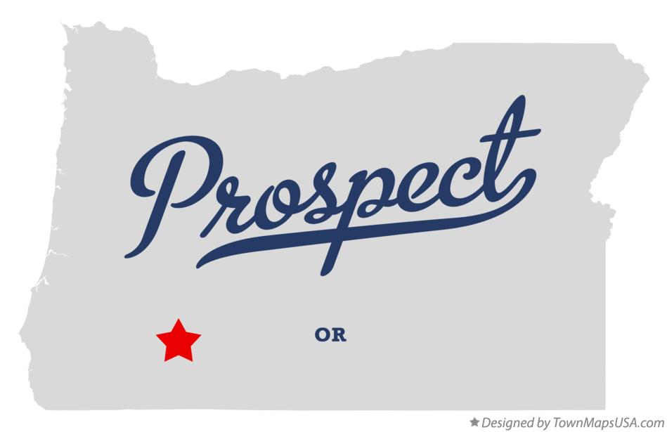 Map of Prospect, OR, Oregon
