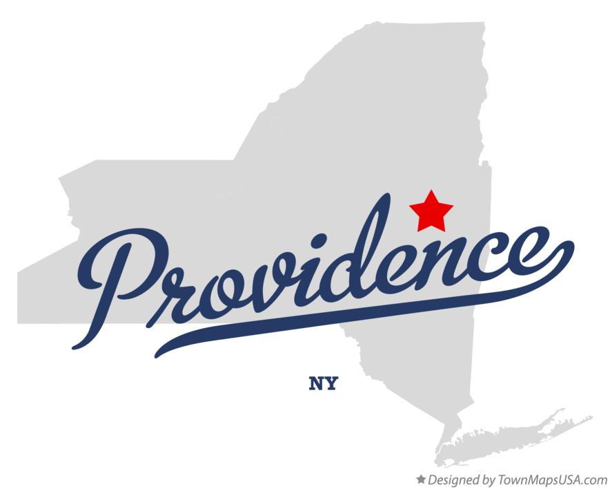 Map of Providence, NY, New York