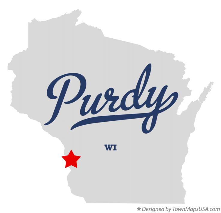 Map of Purdy, WI, Wisconsin