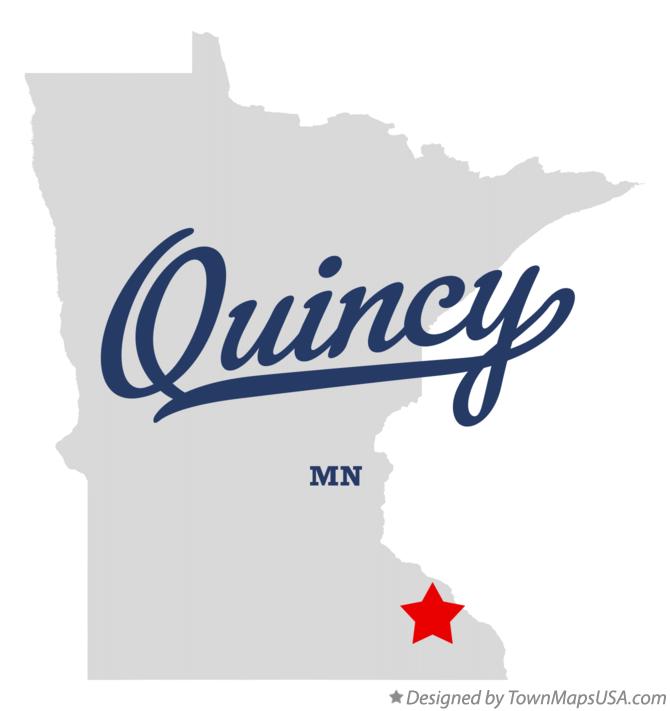 Map of Quincy, MN, Minnesota