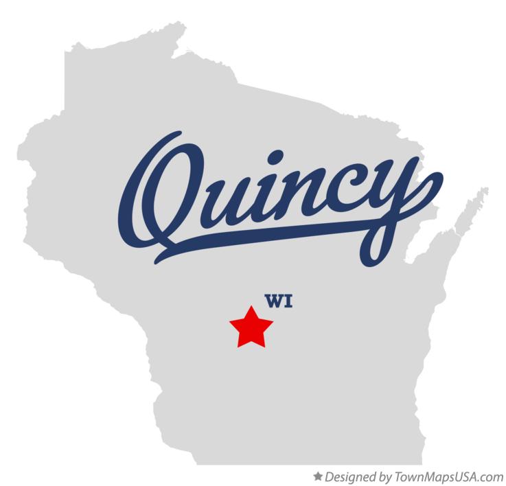 Map of Quincy, WI, Wisconsin