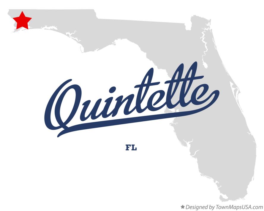 Map of Quintette, FL, Florida