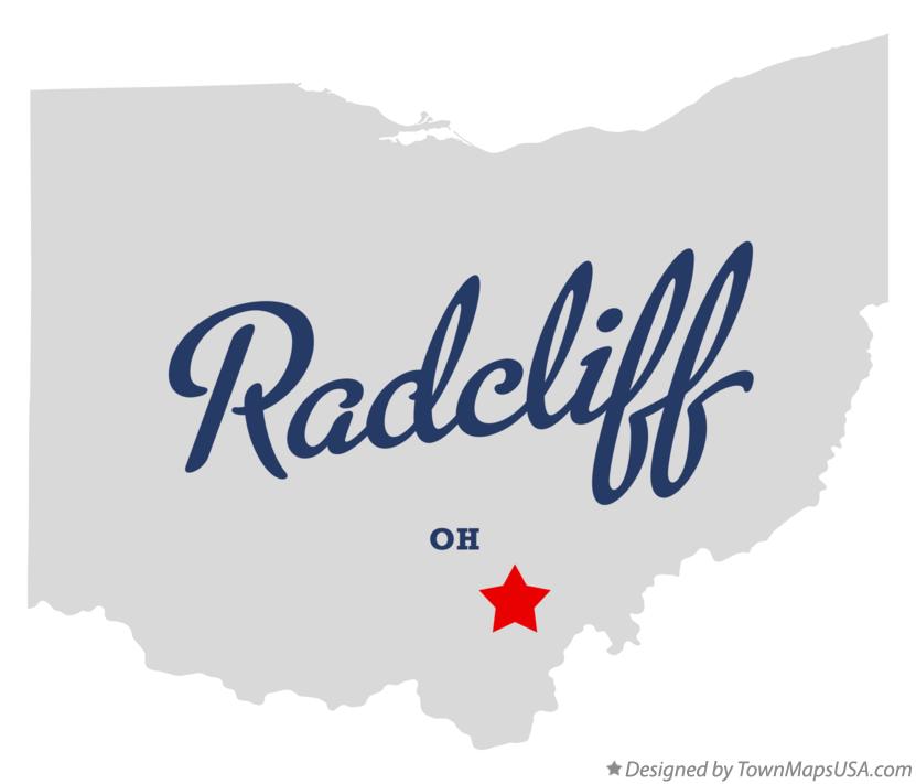Map of Radcliff, OH, Ohio
