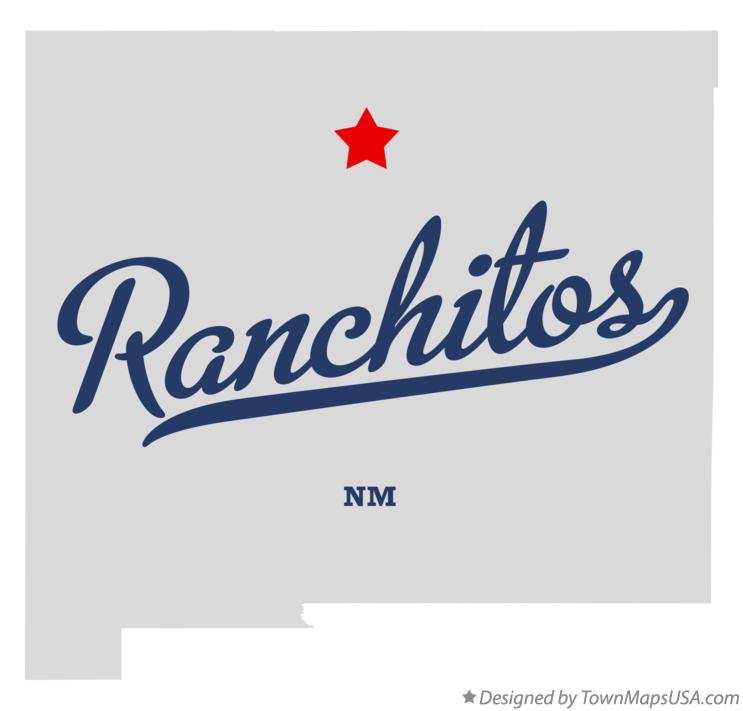 Map of Ranchitos, NM, New Mexico