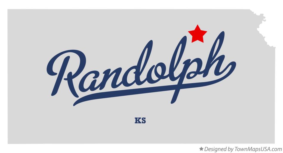 Map of Randolph, KS, Kansas