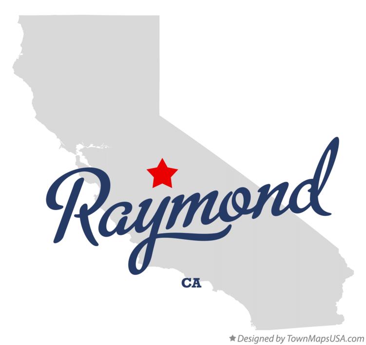 Map of Raymond, CA, California