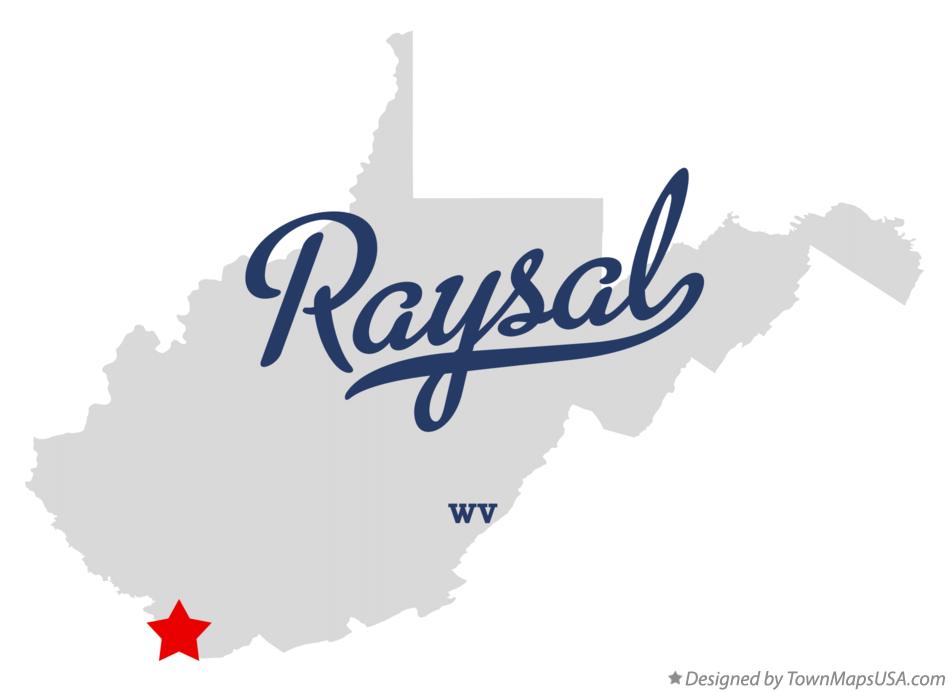 Map of Raysal, WV, West Virginia