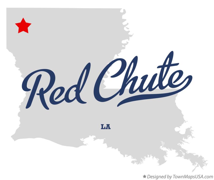 Map of Red Chute, LA, Louisiana