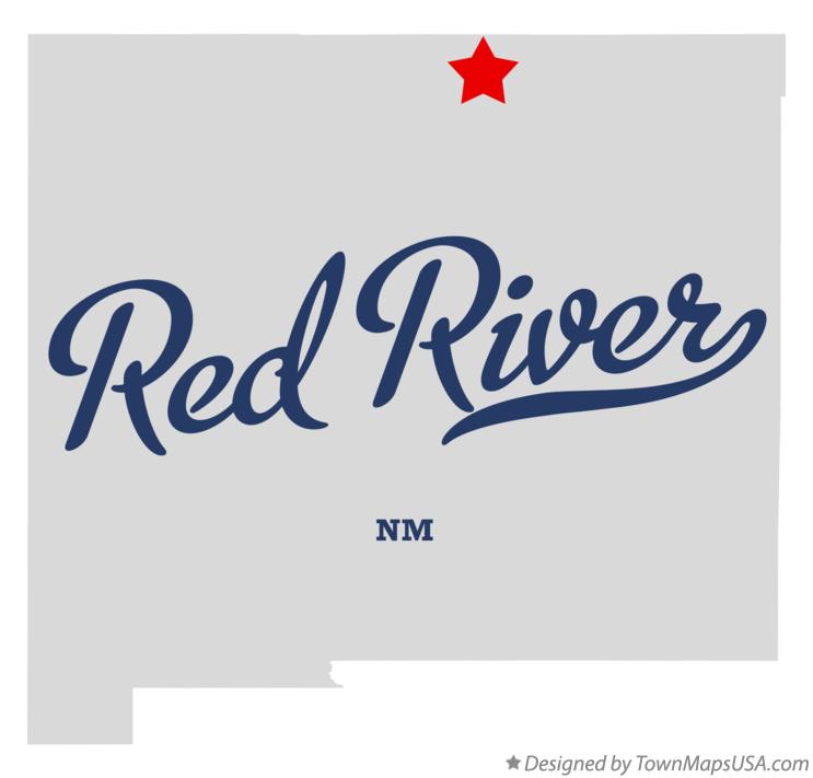 Map of Red River, NM, New Mexico