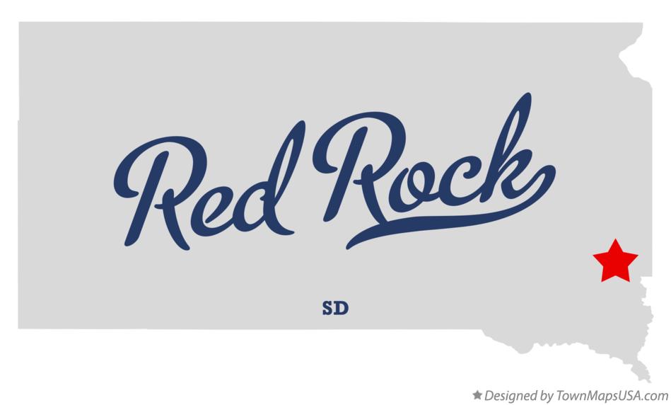 Map of Red Rock, SD, South Dakota