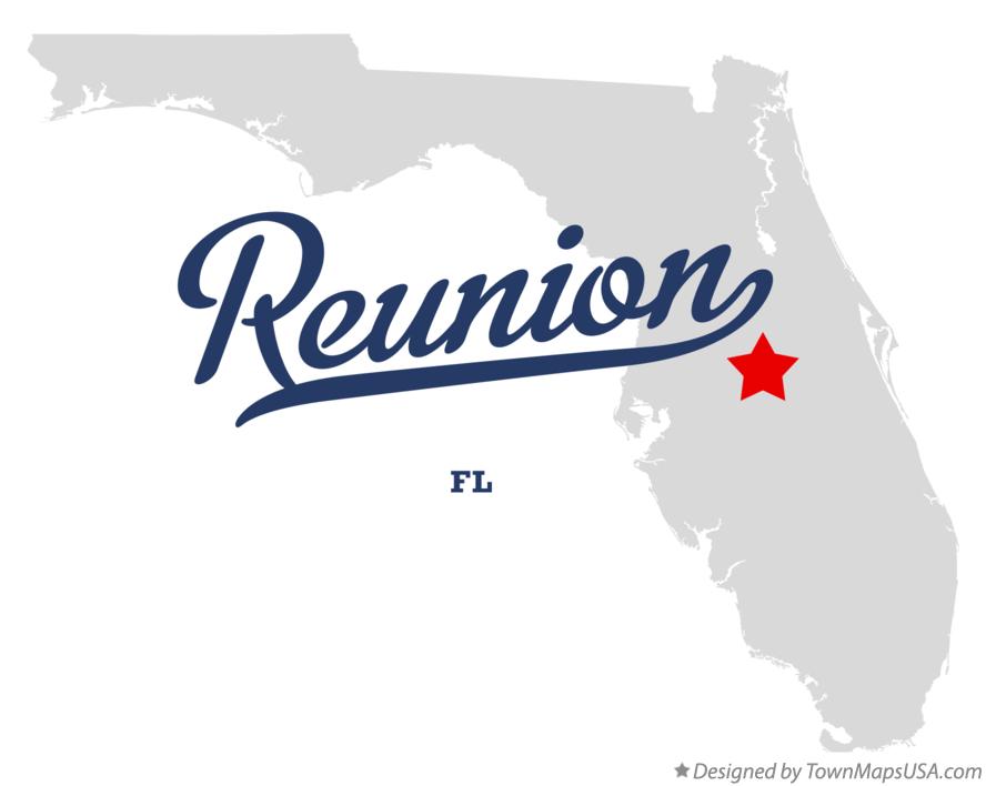 Map of Reunion, FL, Florida