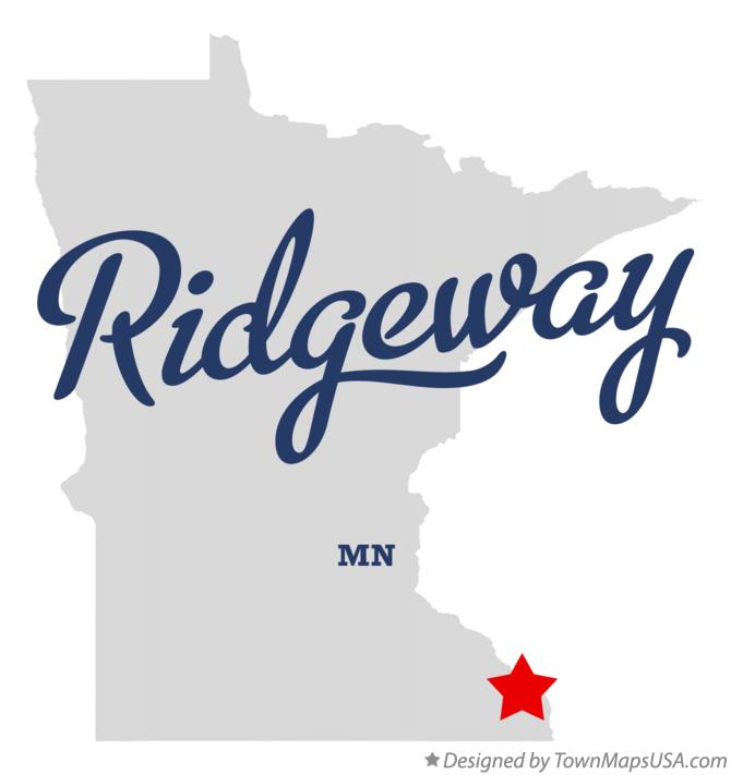 Map of Ridgeway, MN, Minnesota