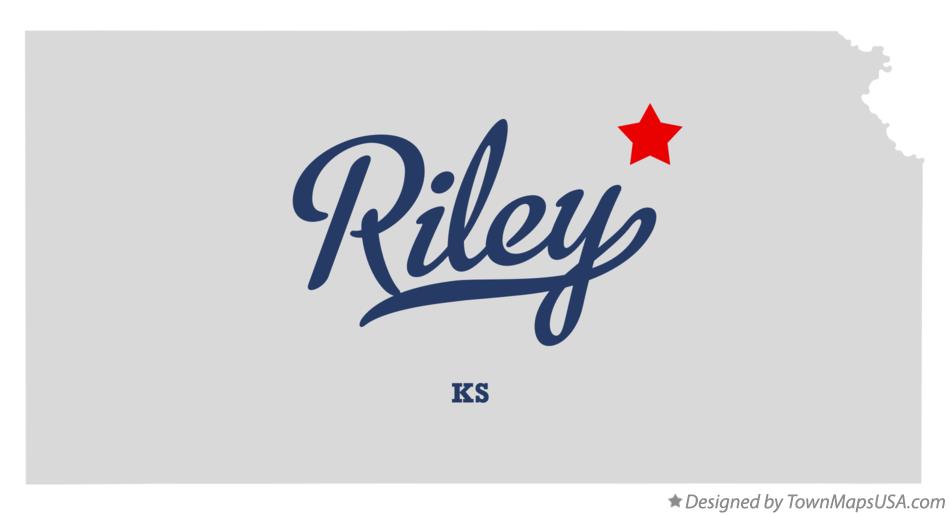 Map of Riley, KS, Kansas