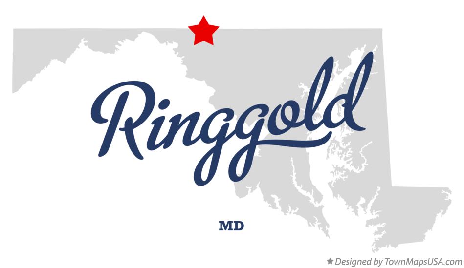 Map of Ringgold, MD, Maryland