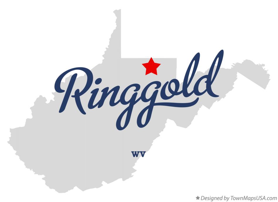Map of Ringgold, WV, West Virginia