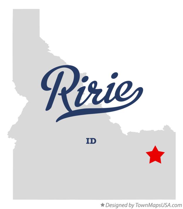 Map of Ririe, ID, Idaho