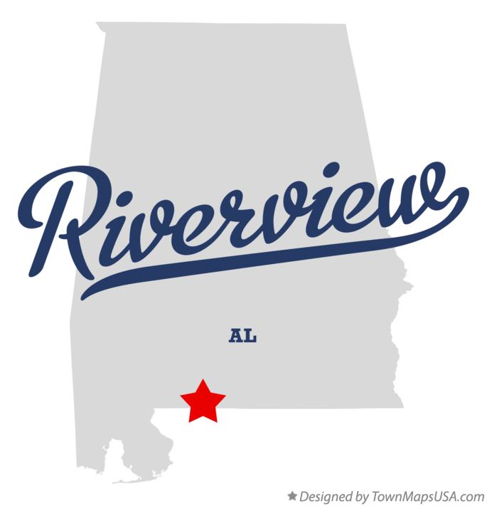 Map of Riverview, AL, Alabama