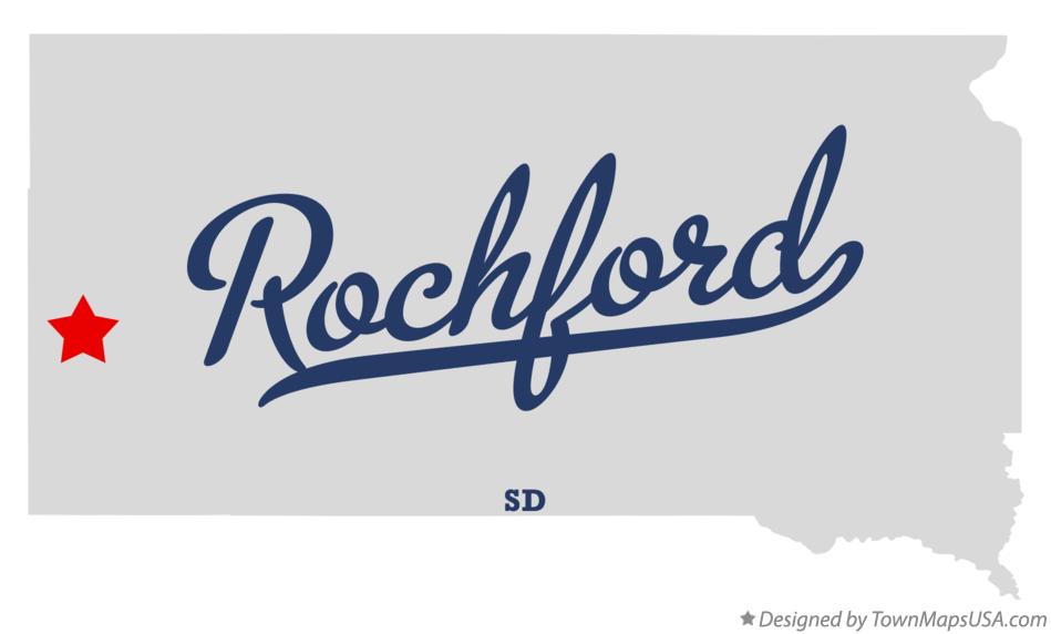 Map of Rochford, SD, South Dakota