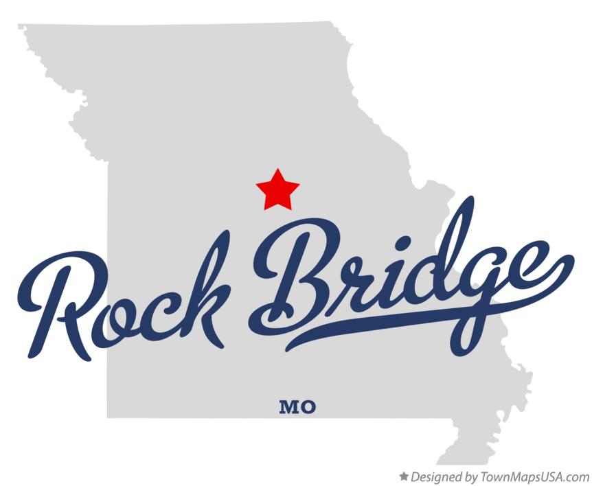 Map of Rock Bridge, MO, Missouri