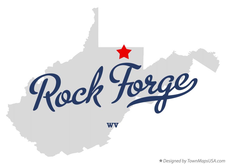 Map of Rock WV, West Virginia