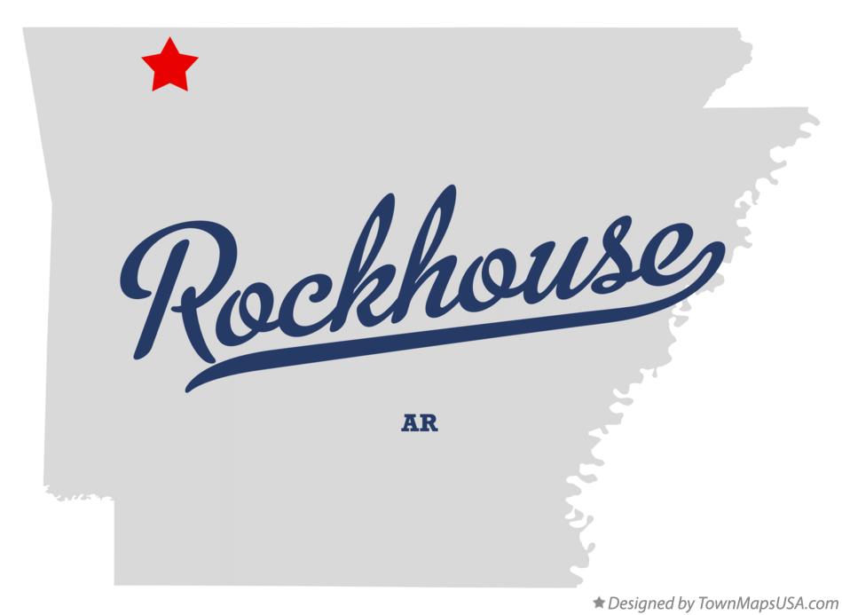 Map of Rockhouse, AR, Arkansas
