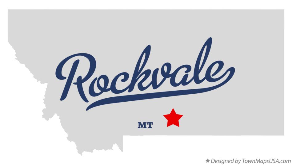 Map of Rockvale, MT, Montana