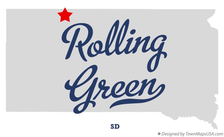 Map of Rolling Green, SD, South Dakota