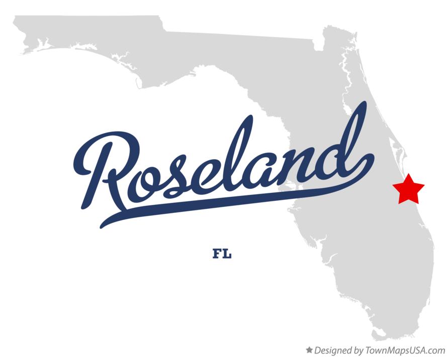 Map of Roseland, FL, Florida