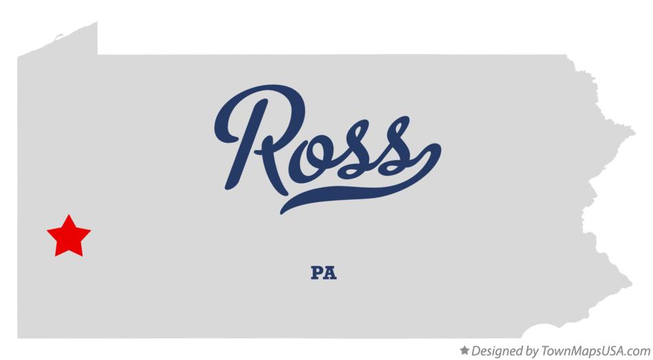 Map of Ross, Allegheny County, PA, Pennsylvania