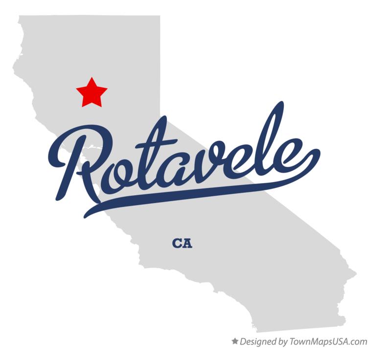 Map of Rotavele, CA, California