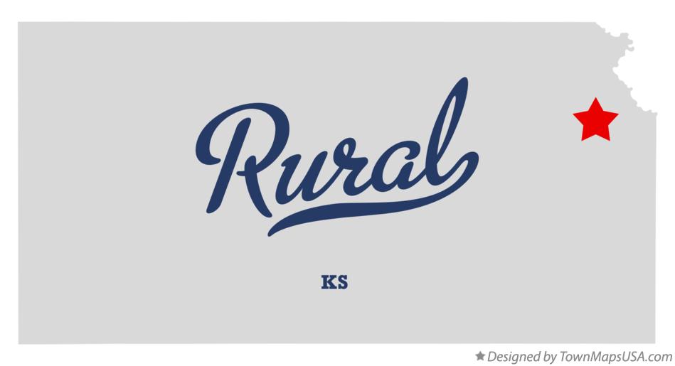 Map of Rural, Jefferson County, KS, Kansas