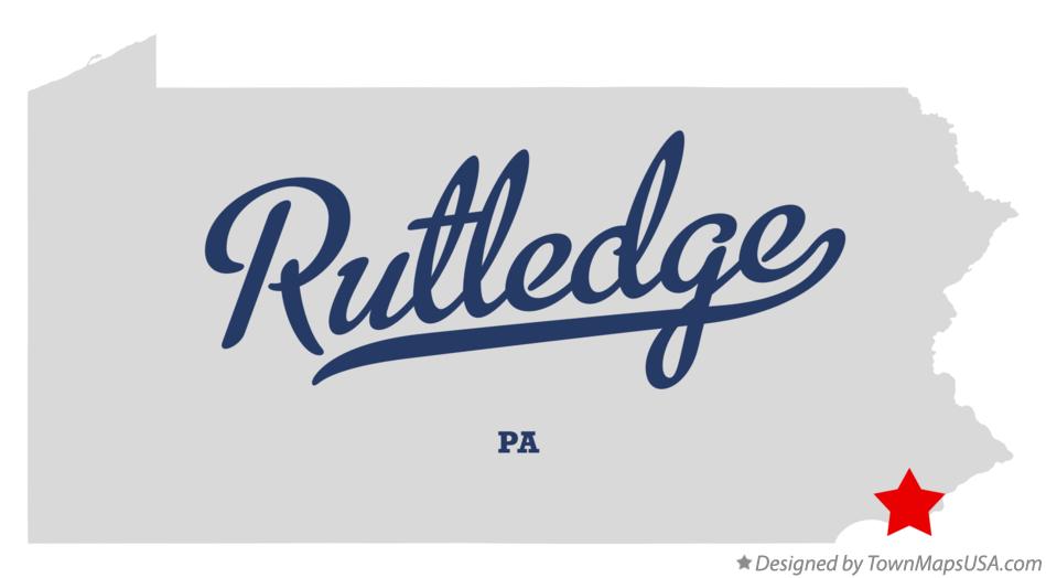 Map of Rutledge, PA, Pennsylvania