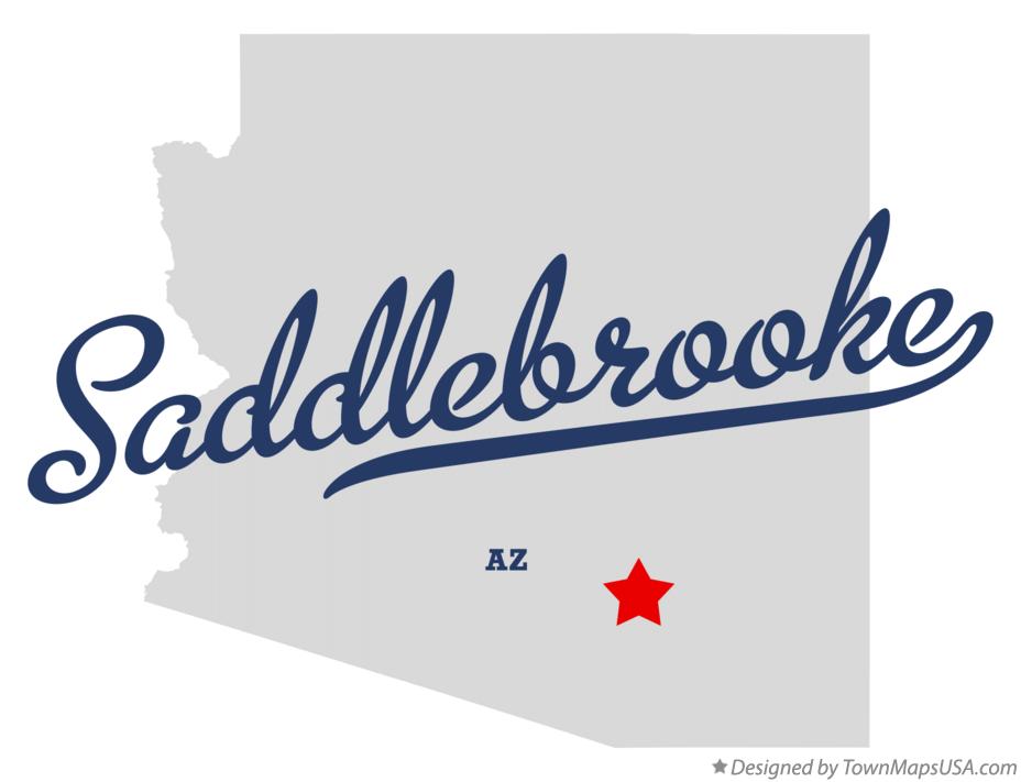 Map of Saddlebrooke, AZ, Arizona