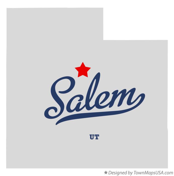Map of Salem, UT, Utah