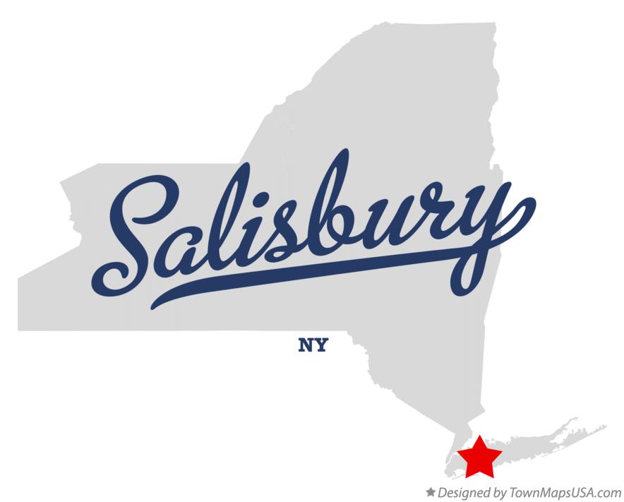 Map of Salisbury, Nassau County, NY, New York