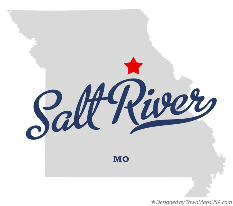 Map of Salt River, Audrain County, MO, Missouri